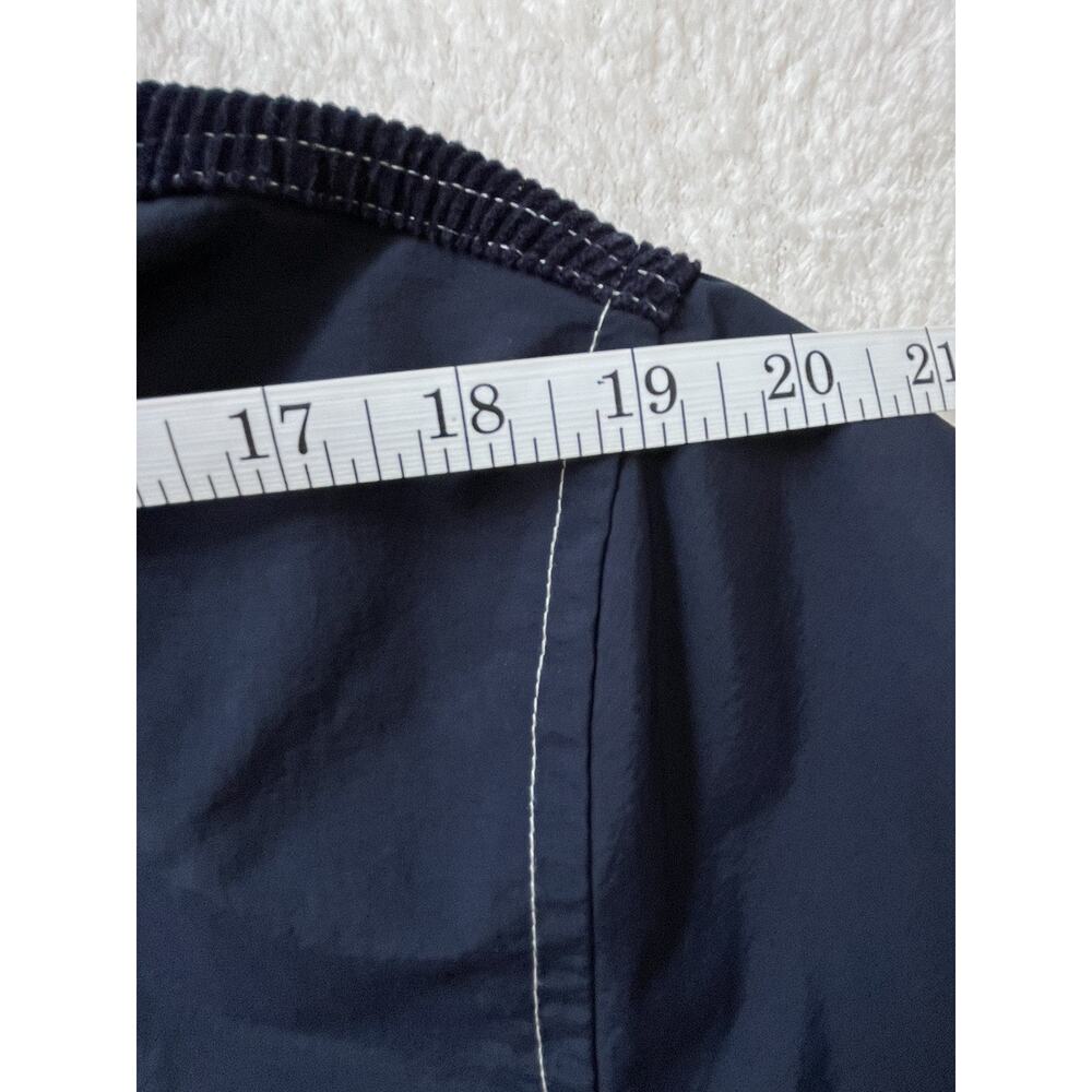 Nautica Men’s M Blue Purple White Colorblock Sailing Jacket Corduroy Nylon Hood - Picture 4 of 7